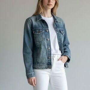 Madewell Blue Classic Denim Button Up Jean Jacket